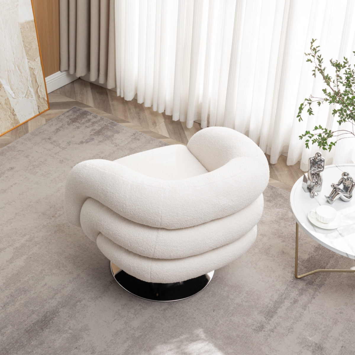 Streamdale Furniture Versatile and Stylish Swivel Accent Chair for Style and Comfort