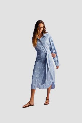 Women's Belted Shirt Dress