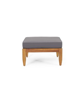 Simplie Fun Mid-Century Modern Acacia Wood Ottoman & Coffee Table Set ...
