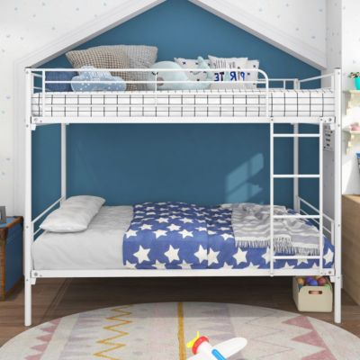 Twin-Over-Twin Bunk Bed with Ladder