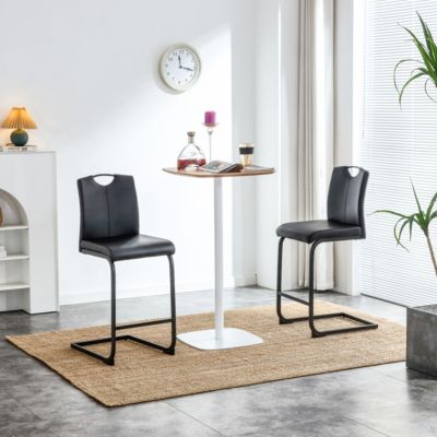 2-Pc PU Leather Counter Height – Barstool