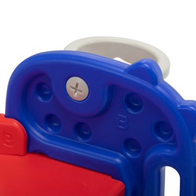 Streamdale Toddler Slide with Basketball Hoop for Indoor and Outdoor Play
