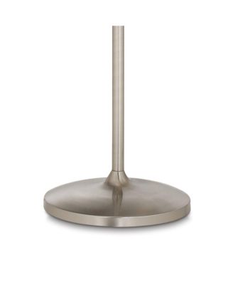 Modern Floor Lamp 63" Tall Brushed Steel White Orb Petal Flower Shade Dimmable for Living Room Reading Bedroom Office