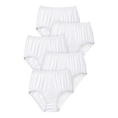 Women's Full Coverage Nylon Brief 5-Pack