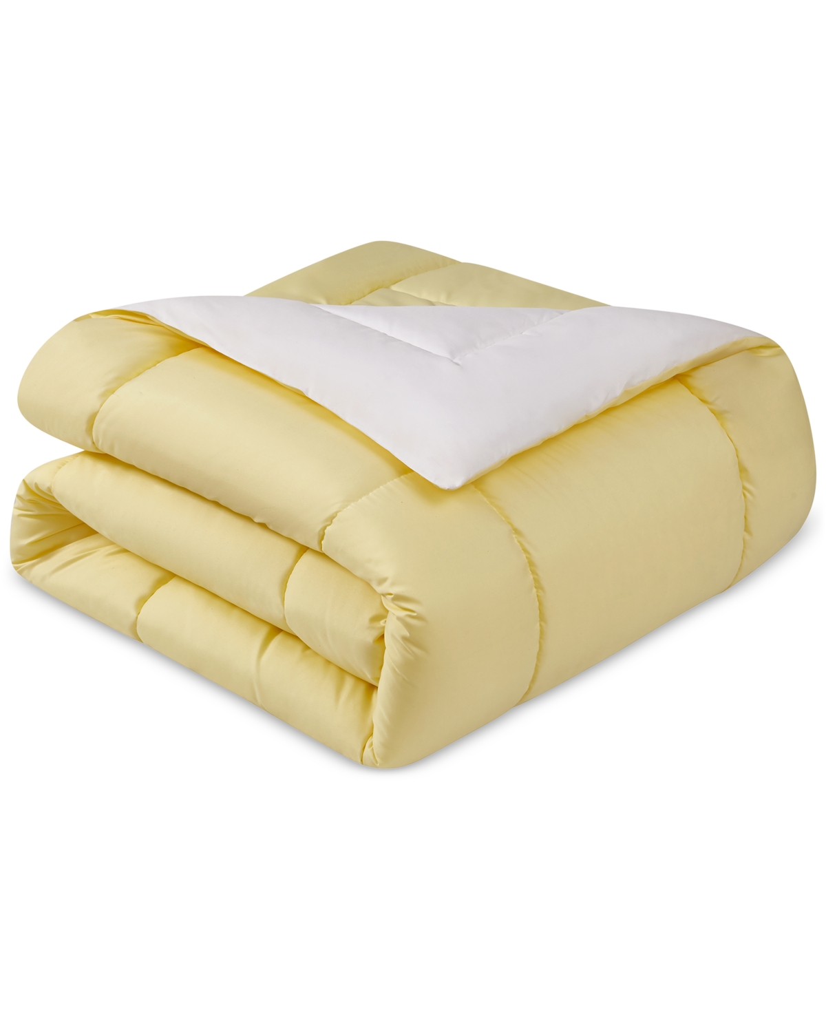 Royal Luxe Reversible Down Alternative Comforter, Full/Queen, Exclusively at Macy's -white