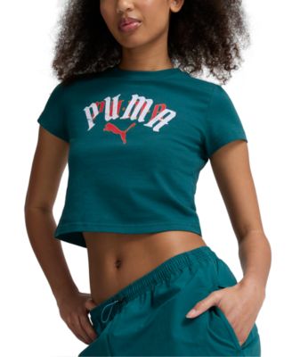 Puma - Women's Classic Play Loud Logo Cotton Baby T-Shirt