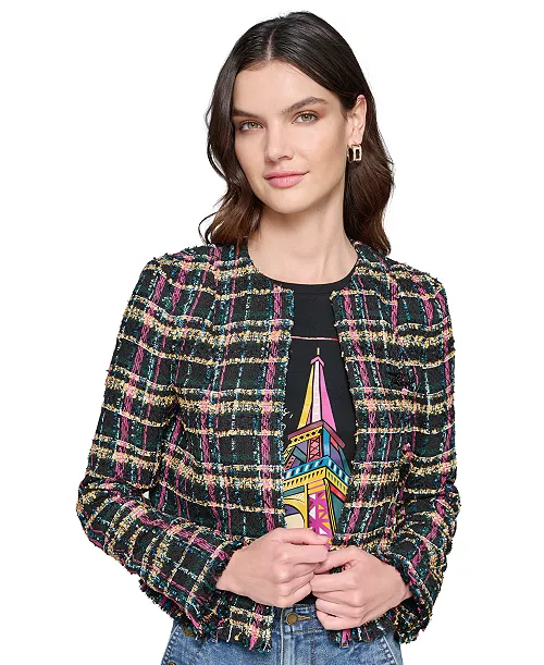 Karl Lagerfeld Paris Women's Tweed Jacket