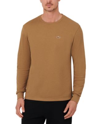 Men's Waffle-Knit Thermal Sleep Shirt
