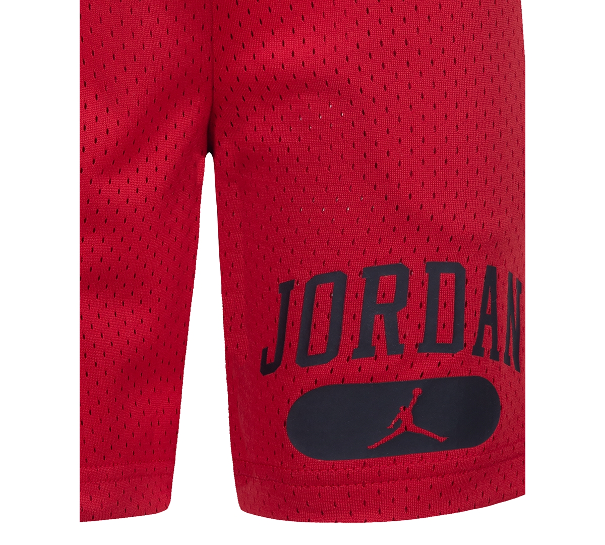 Jordan Big Boys Mesh Logo Shorts In Black