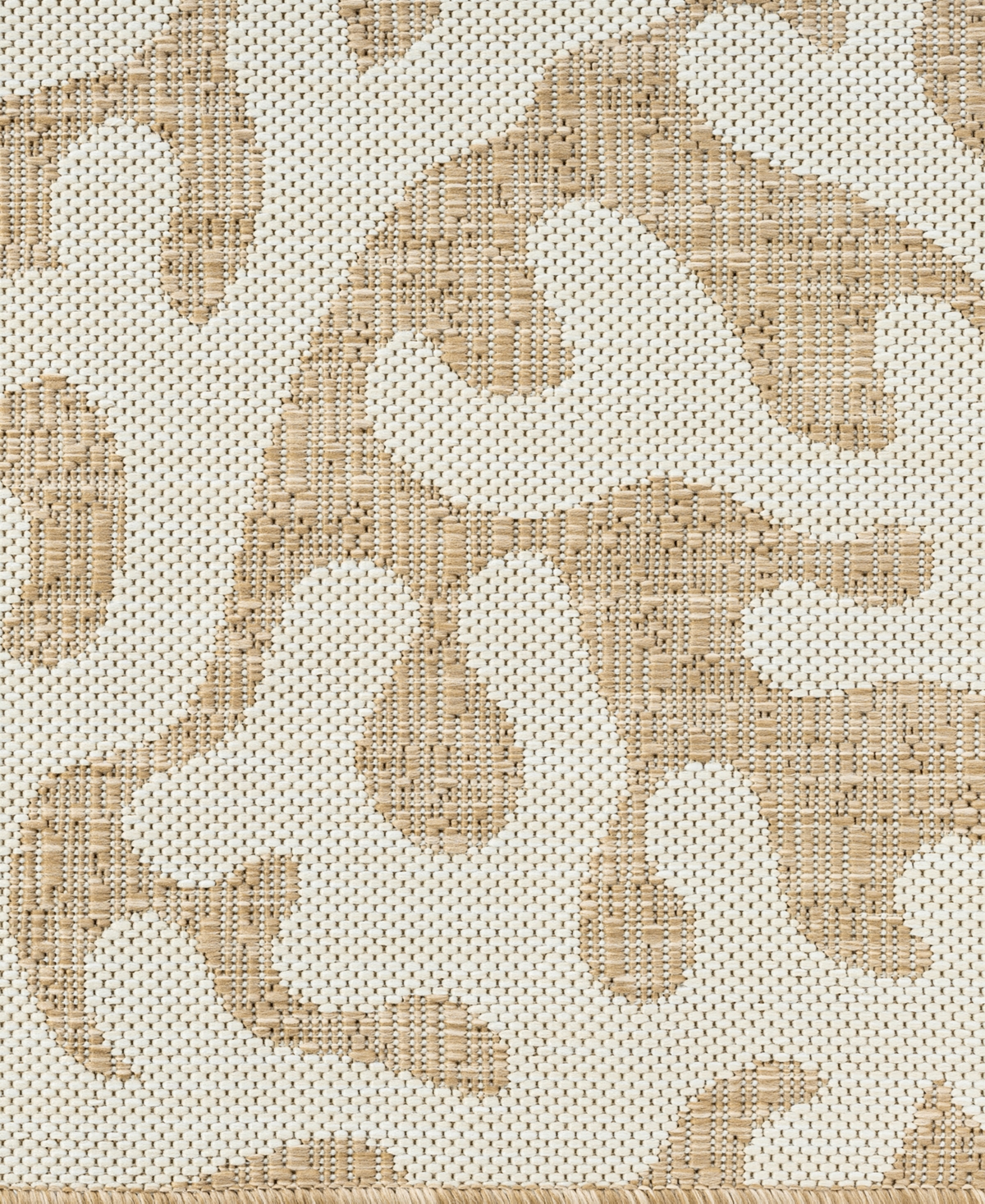Lr Home Nassau 6'6"x9' Outdoor Area Rug In Tan,ivory