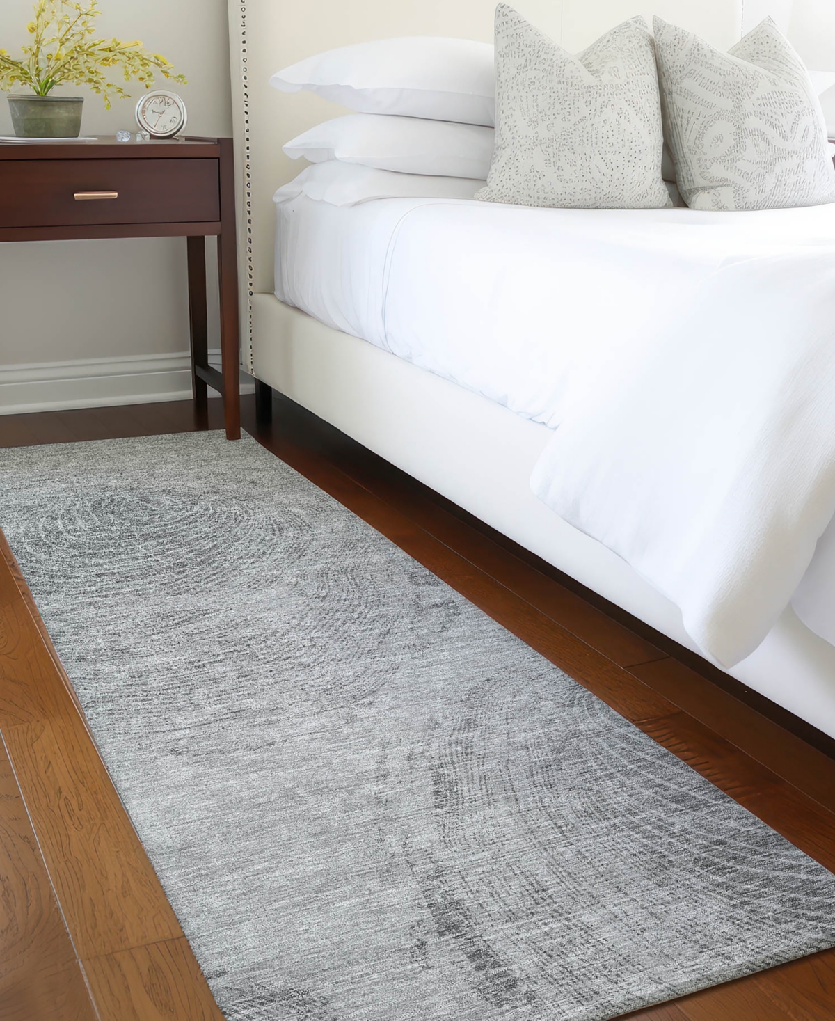Addison Chantille Acn713 2'3"x7'6" Runner Area Rug In Gray