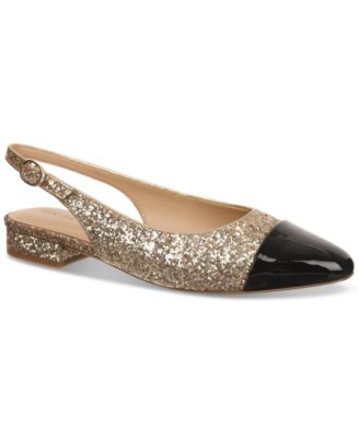 On 34th - Women's Avril Capped-Toe Slingback Flats