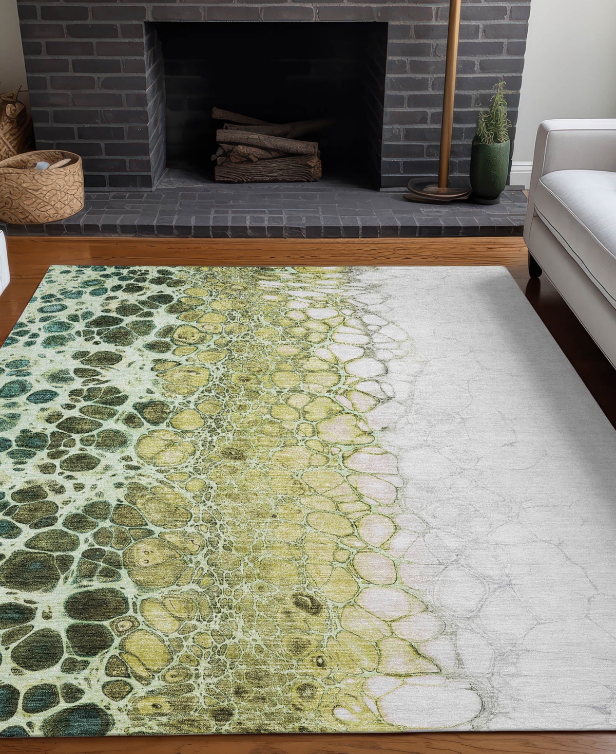 Addison Chantille Acn707 9'x12' Area Rug In Olive