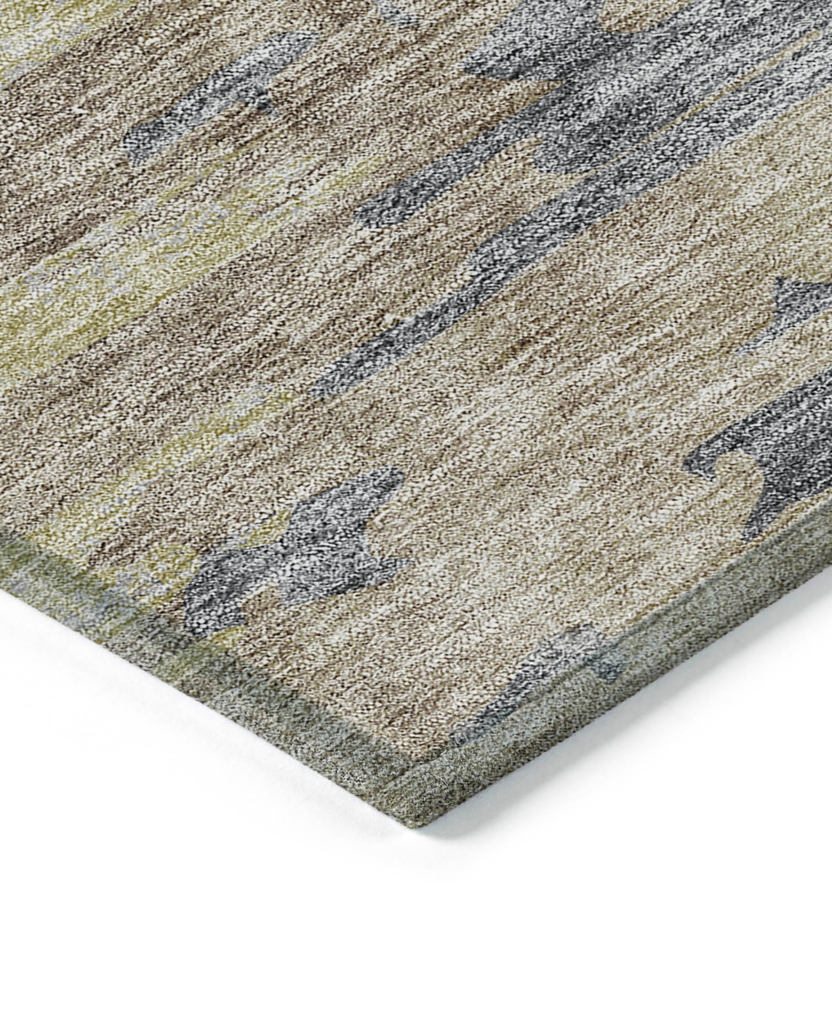 Addison Chantille Machine Washable Acn704 3'x5' Area Rug In Gray