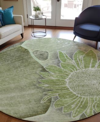 Addison Chantille Machine Washable ACN700 8'x8' Round Area Rug