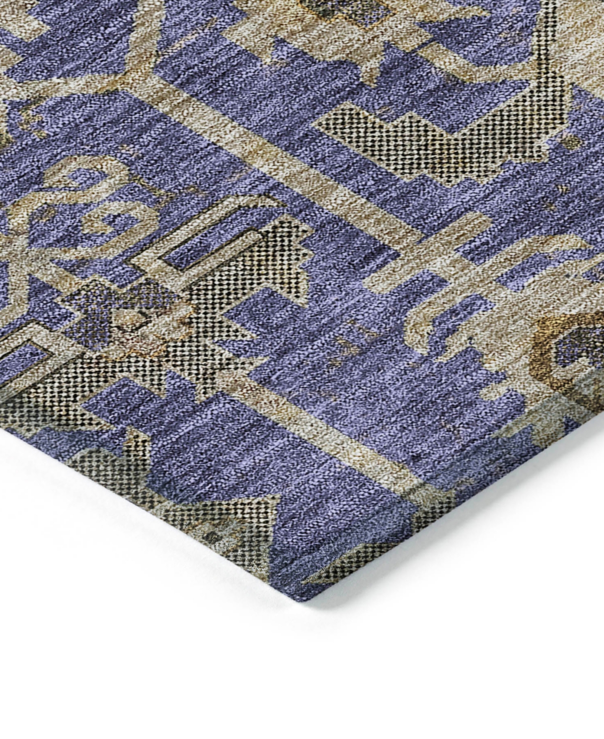 Addison Chantille Acn697 9'x12' Area Rug In Purple