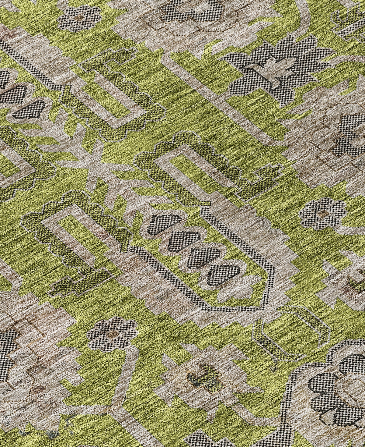 Addison Chantille Acn697 5'x7'6" Area Rug In Olive
