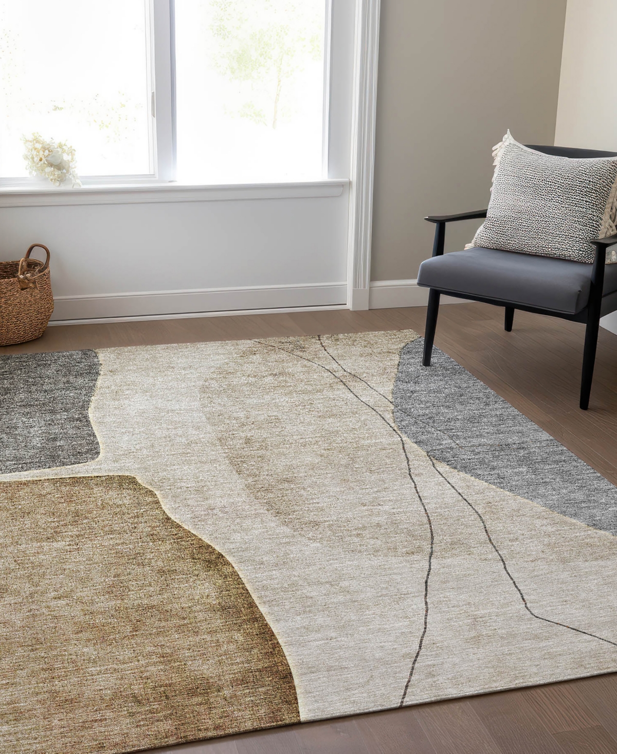 Addison Chantille Acn696 9'x12' Area Rug In Taupe