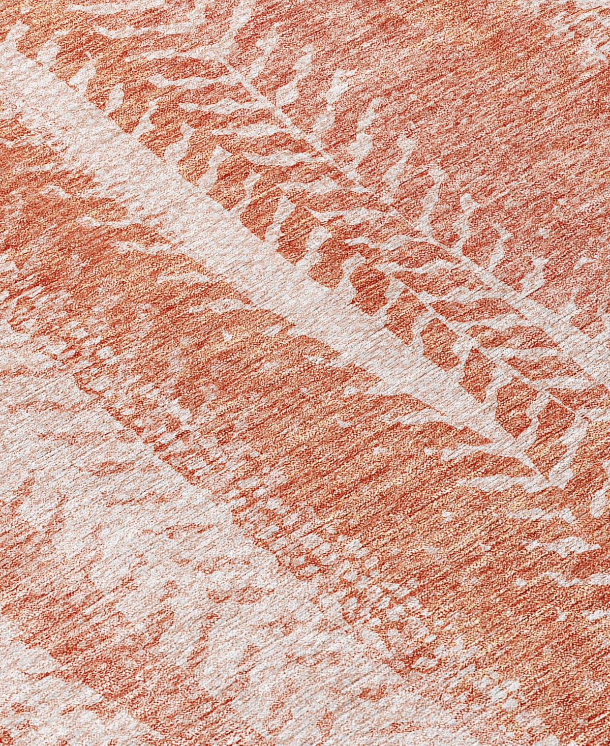 Addison Chantille Acn694 2'6"x3'10" Area Rug In Coral