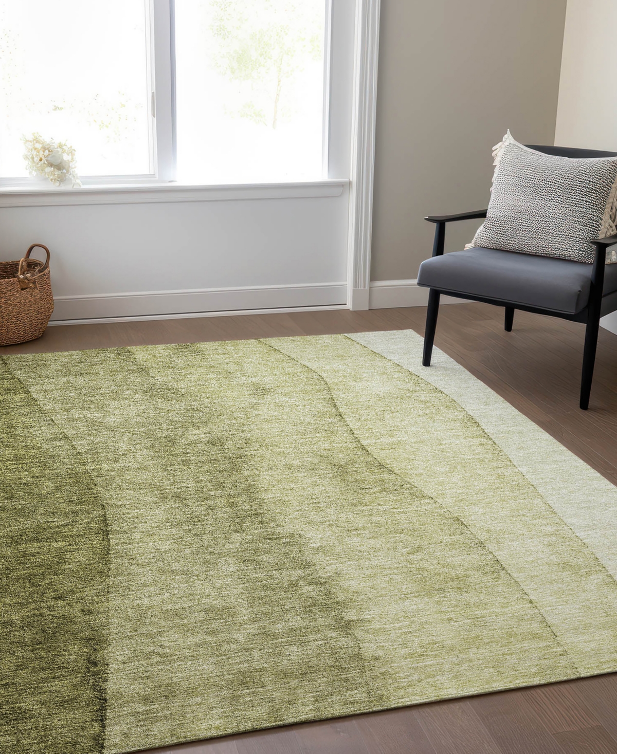 Addison Chantille Acn690 8'x10' Area Rug In Olive