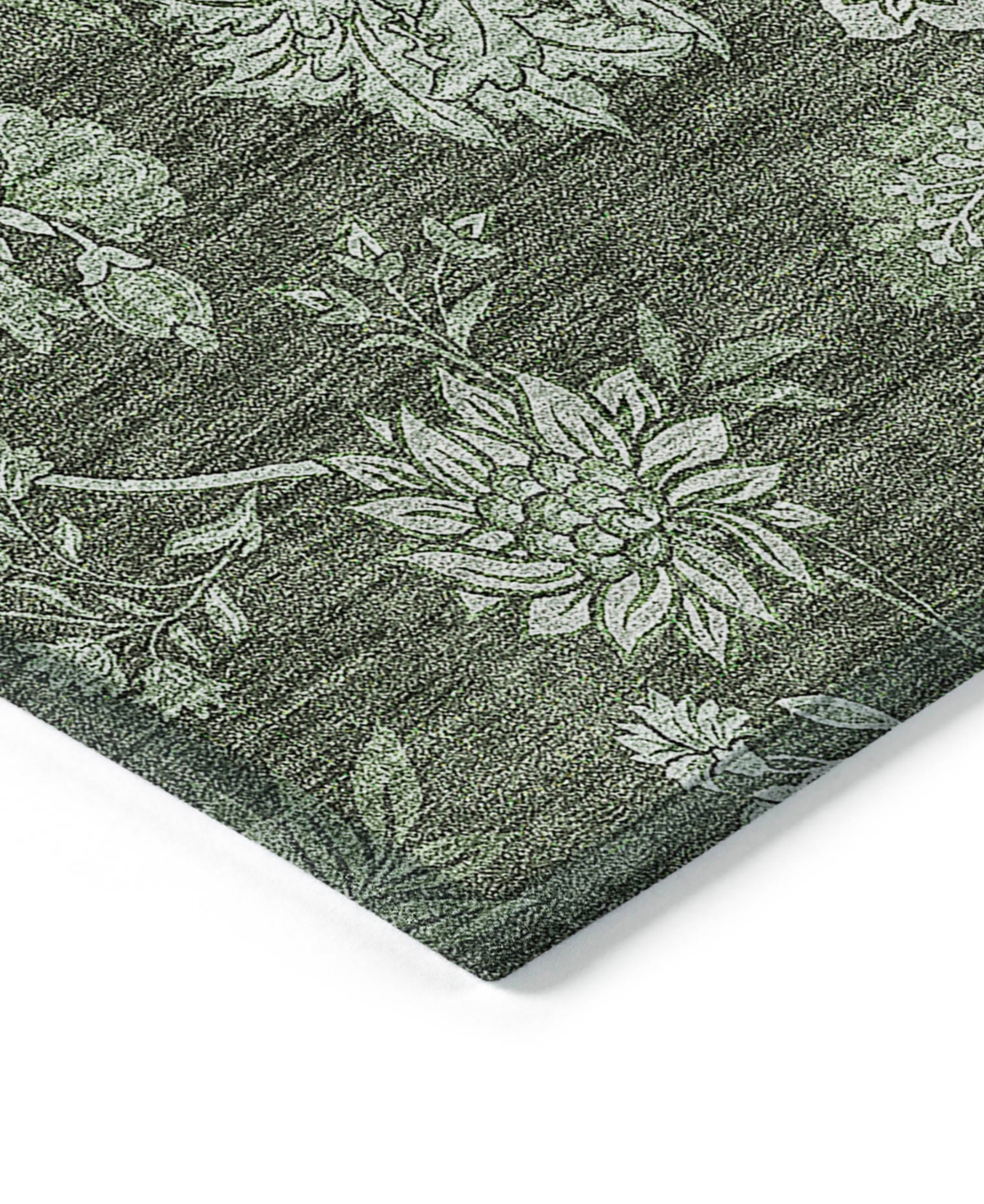 Addison Chantille Machine Washable Acn680 8'x10' Area Rug In Olive