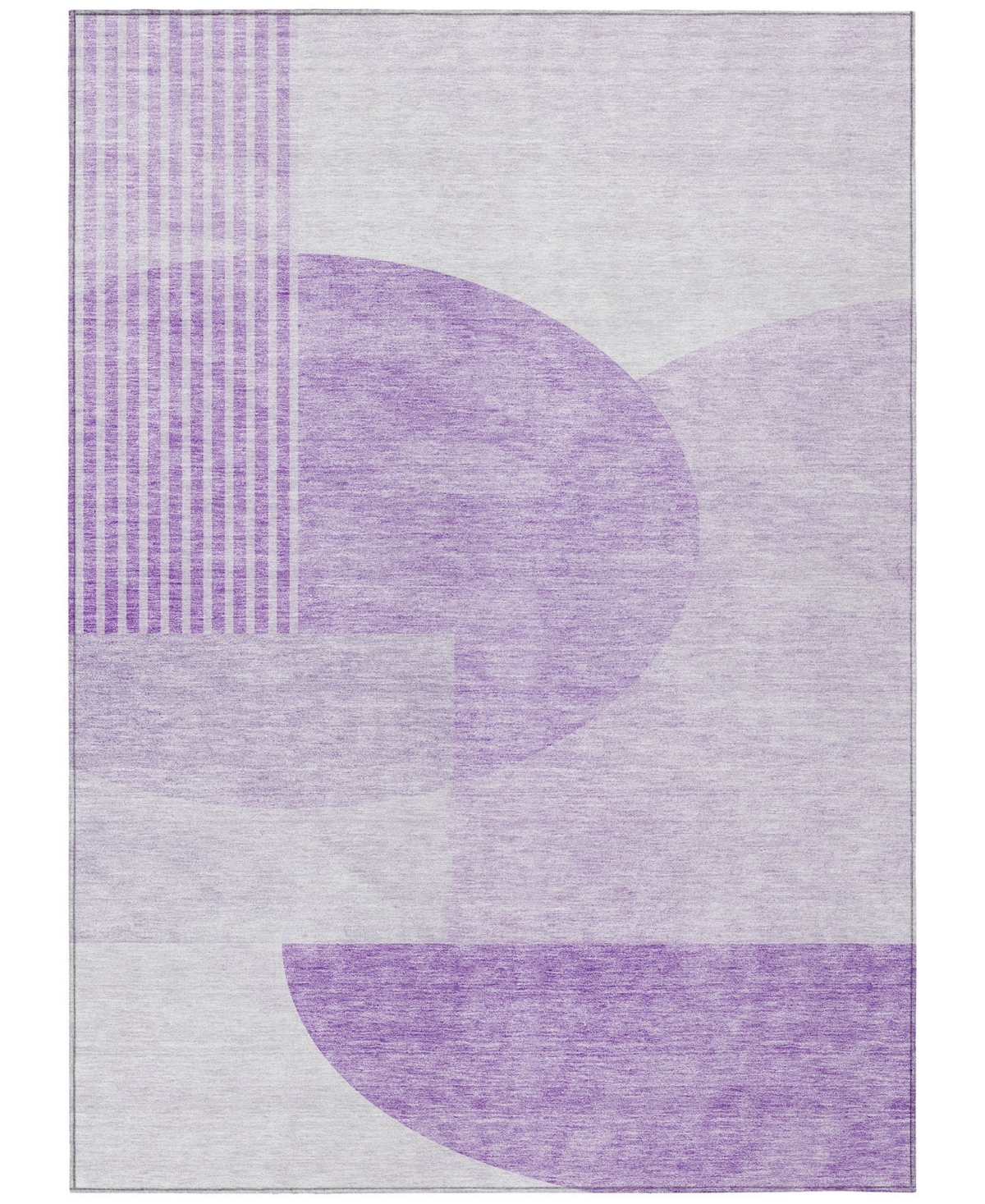 Addison Chantille Acn680 5'x7'6" Area Rug In Purple