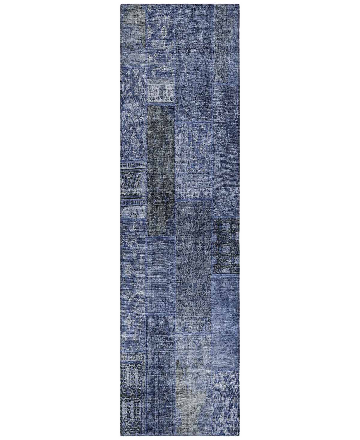 Addison Chantille Acn669 2'3"x7'6" Runner Area Rug In Navy