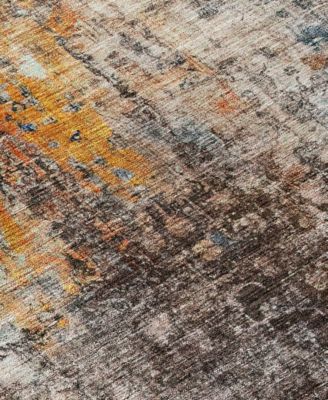 Addison Chantille Machine Washable Acn655 Area Rug Collection In Brown