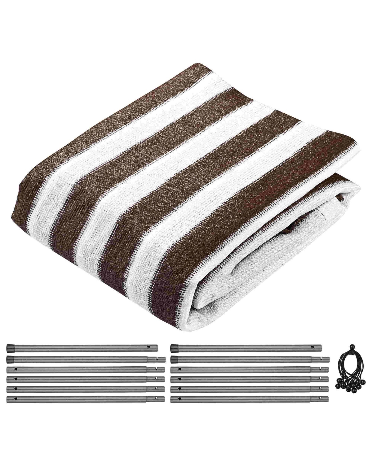 8x10 Ft Universal Pergola Canopy Replacement Cover Sun Shade Rod Pocket Garden