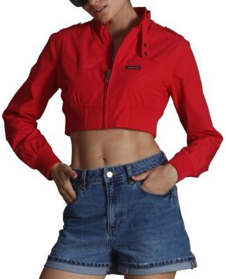 Women's Mini Cropped Racer Jacket