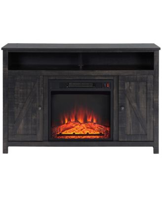 Fireplace Heater Mantel TV Stand Media Center Cabinet 44"Wx29.5"H, Espresso