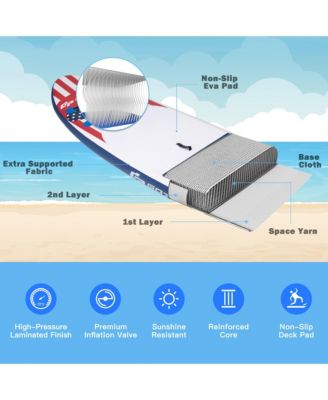 11' Inflatable Stand Up Paddle Board Surfboard