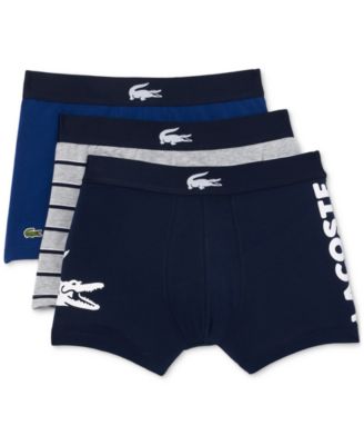 Men's 3-Pack Regular-Fit Big Croc Logo Trunk Underwear