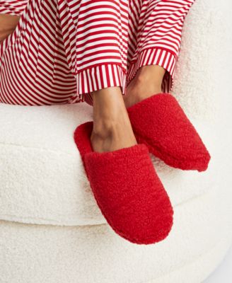 Women s Boxed Sherpa Slippers Created for Macy s