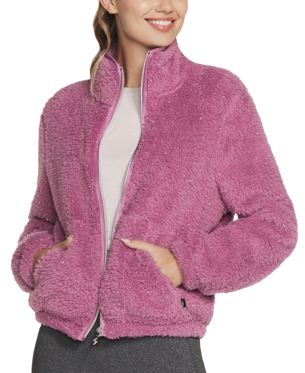Skechers Women's GoSnuggle Shine Fleece Jacket