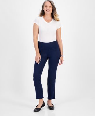 Style & Co - Women's Straight-Leg Ponte-Knit Pants
