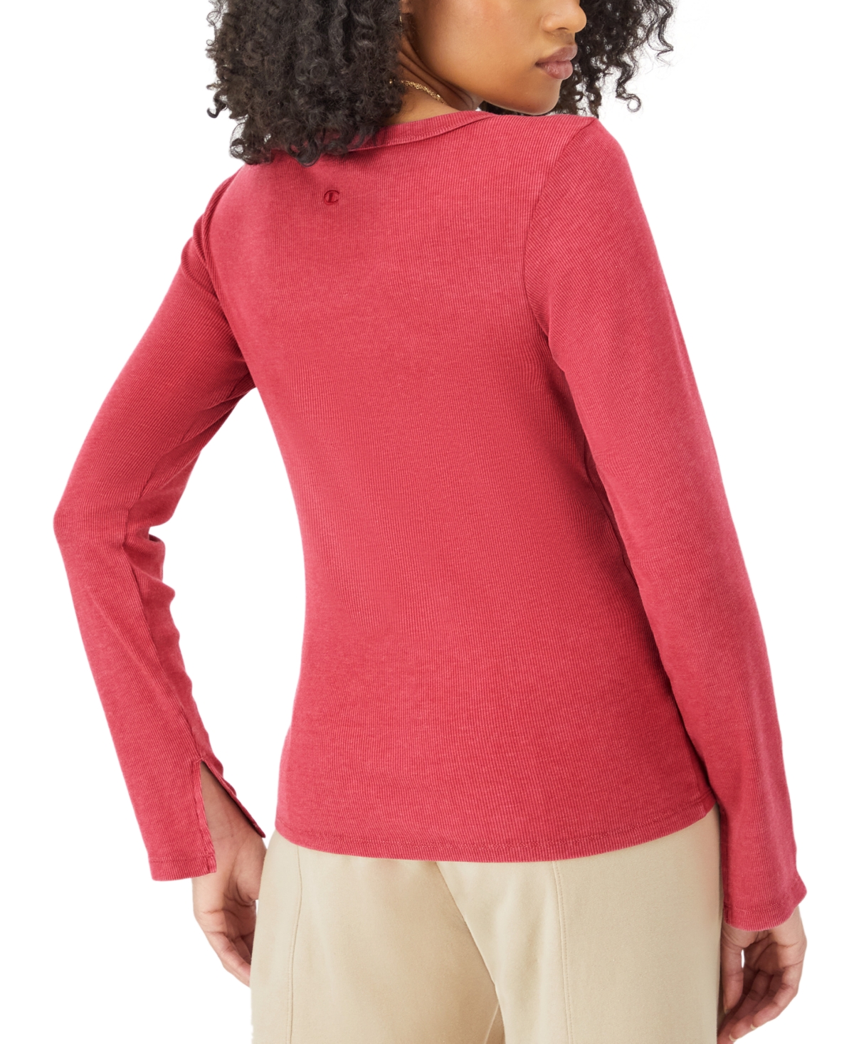 Champion Women's Scoop Neck Long-Sleeve Top