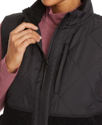 Women's Mixed-Media Zip-Front Campfire Vest