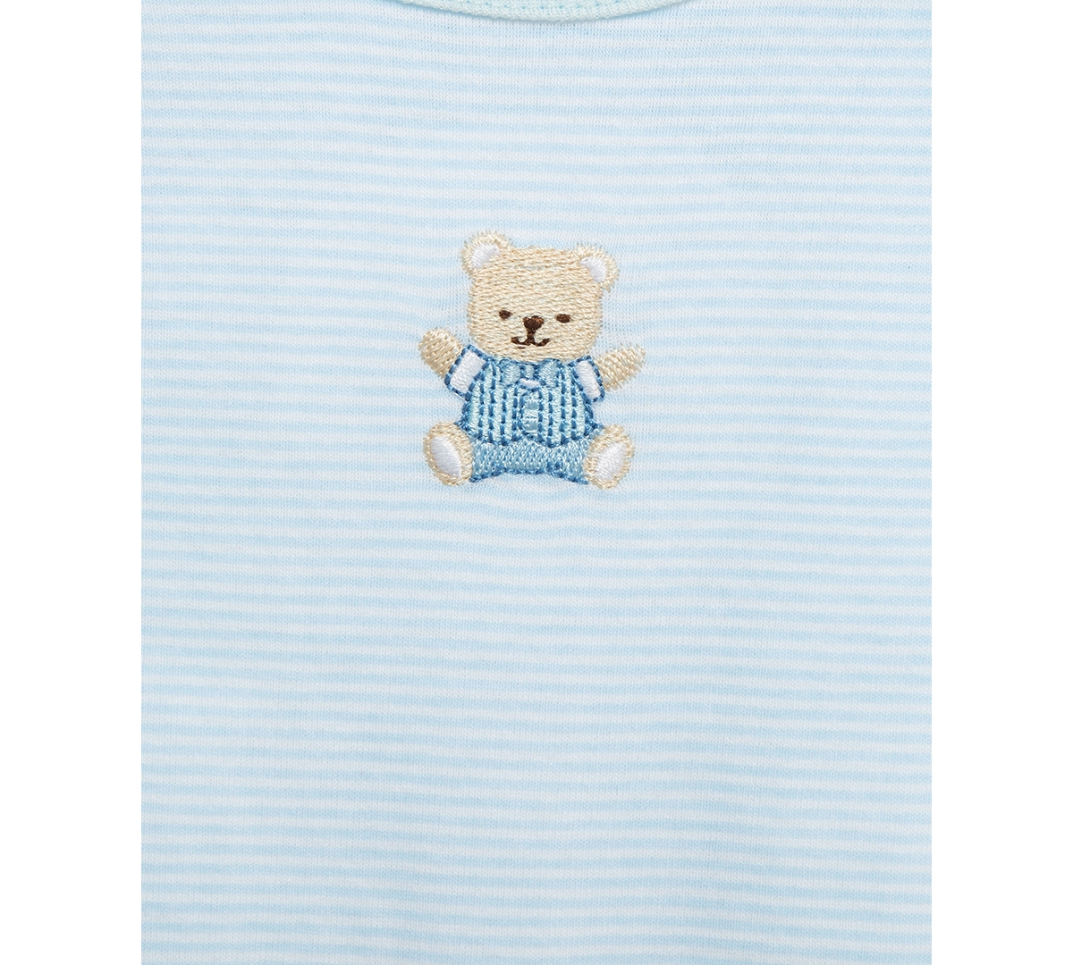 Shop Little Me Baby Boys Cute Bear Cotton Gift Box, 6 Piece Set In Blue