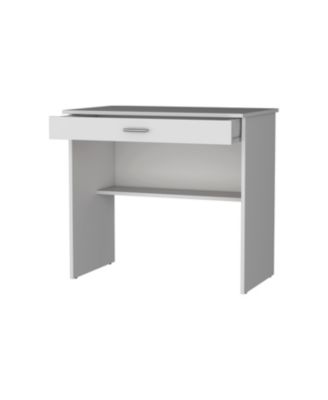 Kaylor Storage Desk, Modern Design with Drawer and Shelf