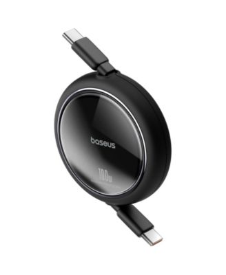 Free2Draw Mini Retractable Charging Cable Type-C to Type-C 100W 1m Nebula Purple