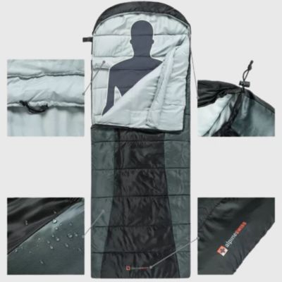 Sleeping Bag Adult Waterproof All Season Camping Backpacking Hiking