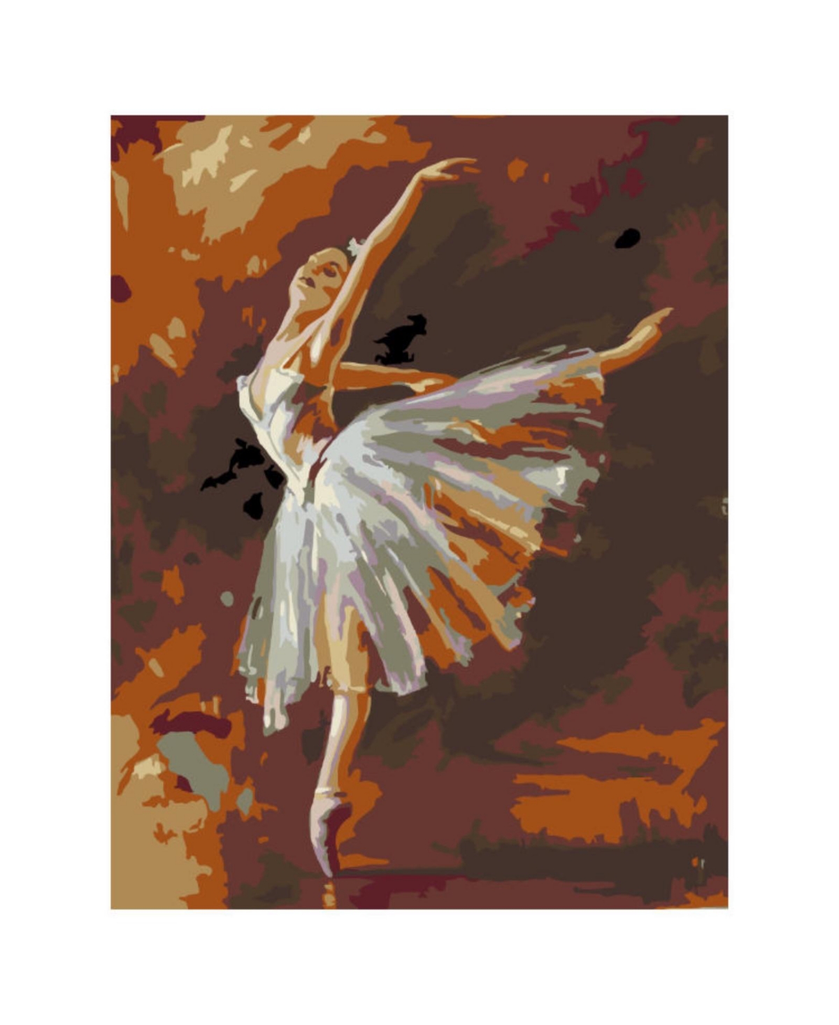 Artwille Paint by Number Kit The Dancer Bends - Assorted Pre-pack (See Table 9