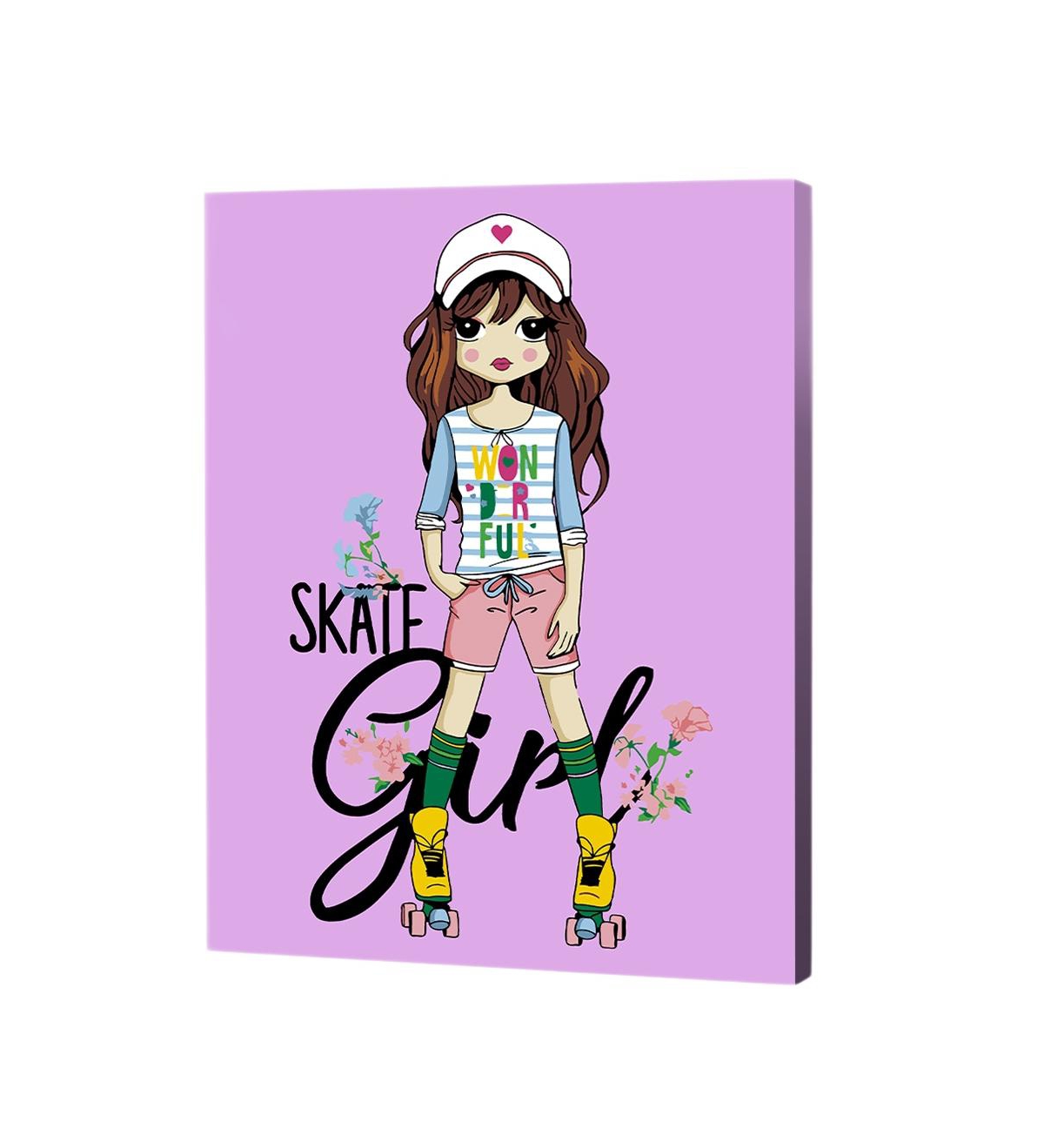 Artwille Paint by Number Kit Skate Girl - Assorted Pre-pack (See Table 9