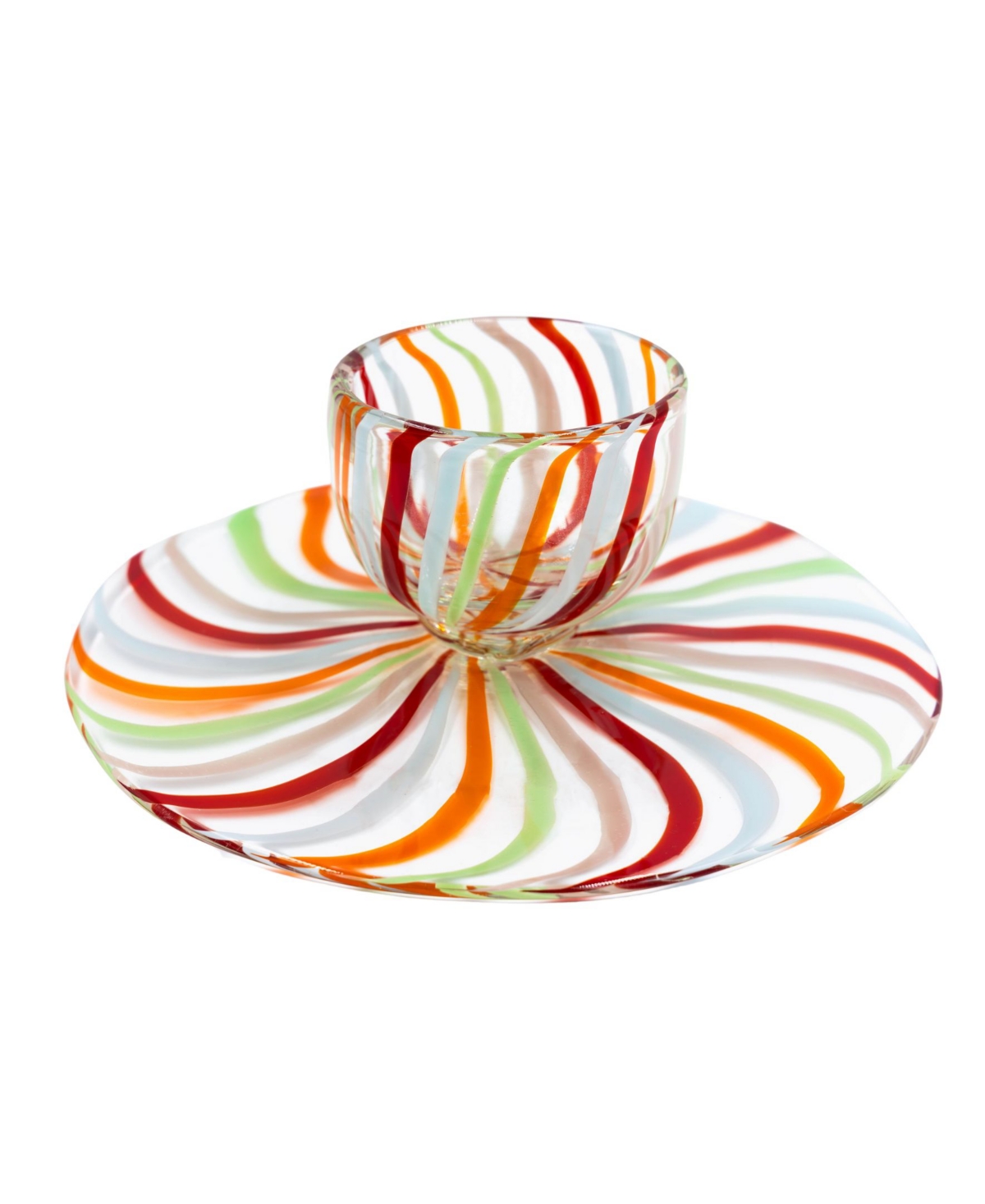Jeanne Fitz Gezellig Reversible Cake Stand In Multi