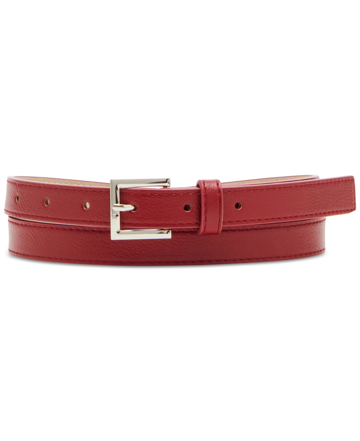Steve Madden Women's 3-pc. Faux-leather Belt Set In Wine Multi