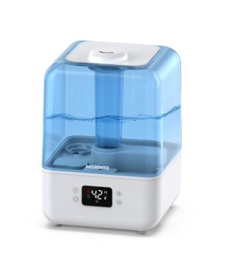 Humidifiers for Bedroom,4.5L Top Fill Humidifiers for Large Room,Cool Mist Humidifiers for Home,360 Nozzle,Auto Shut-Off,Humidity Setting, , White