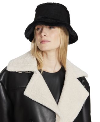 Women's Faux-Shearling Bucket Hat