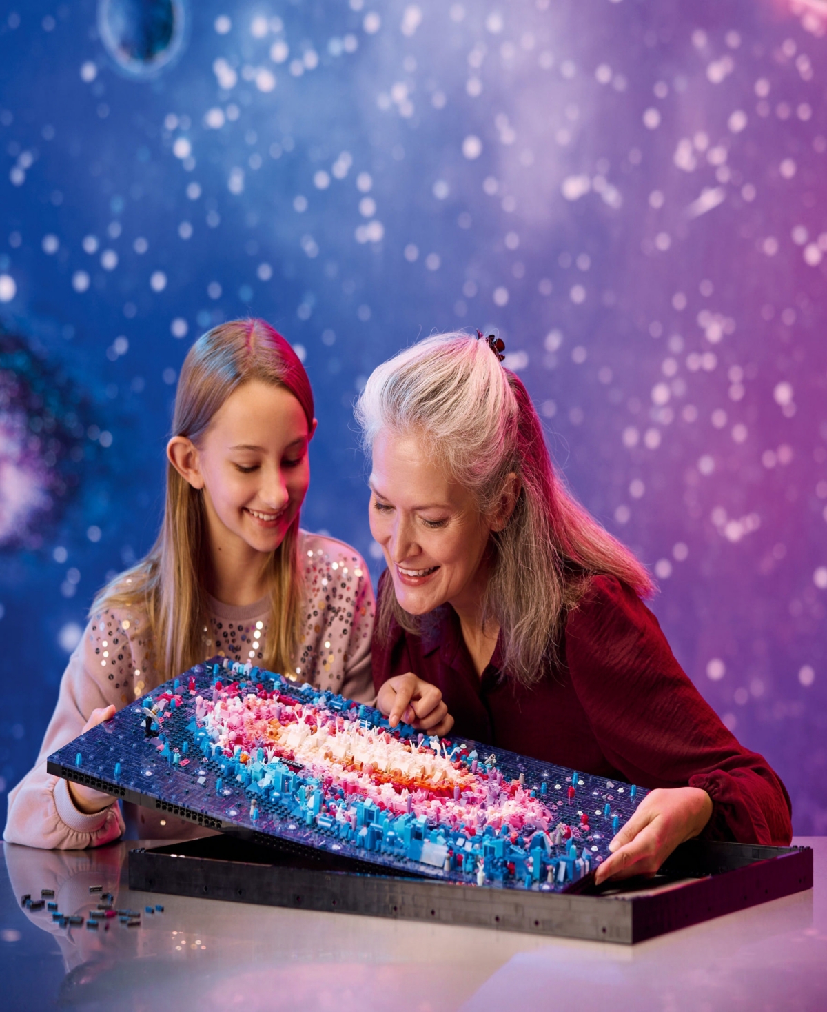 Lego The Milky Way Galaxy 31212 3d Effect Wall Decor Building Set, 3,091-pieces In Multi