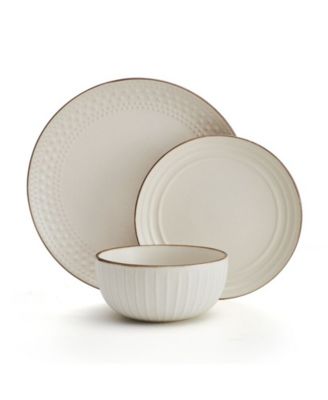 Janelle 12 Pc. Dinnerware Set, Service for 4
